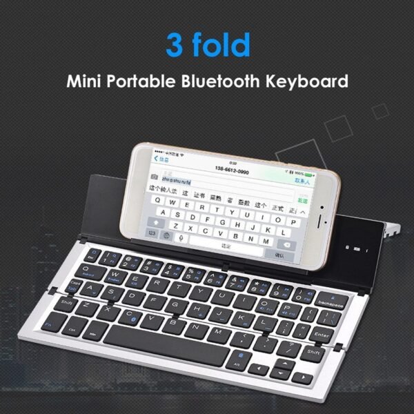 Mini Teclado Bluetooth para Celulares e Tablets - Image 6