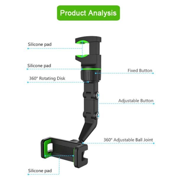 Suporte Multifuncional e Universal para celular - 360 ° - Image 5