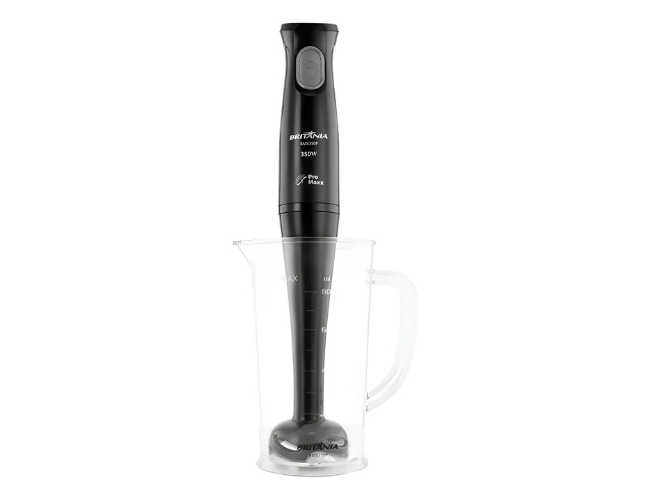 Mixer Britânia Bmx350p 350w Lâminas Pro Maxx 220v Preto
